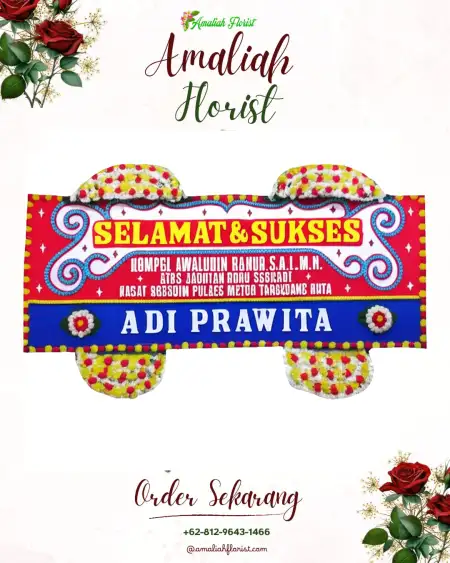 Papan Bunga Ucapan Selamat Samoja